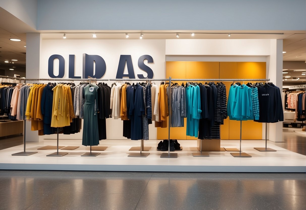 Old Navy's fast fashion dominance: bold logos, trendy styles, and affordable prices stand out among competitors